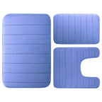 Ensemble de 3PCs de Tapis de Bain Absorbants & Antidérapants