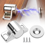 Loquet magnétique en alliage de zinc pour porte d'armoire [lot de 2]