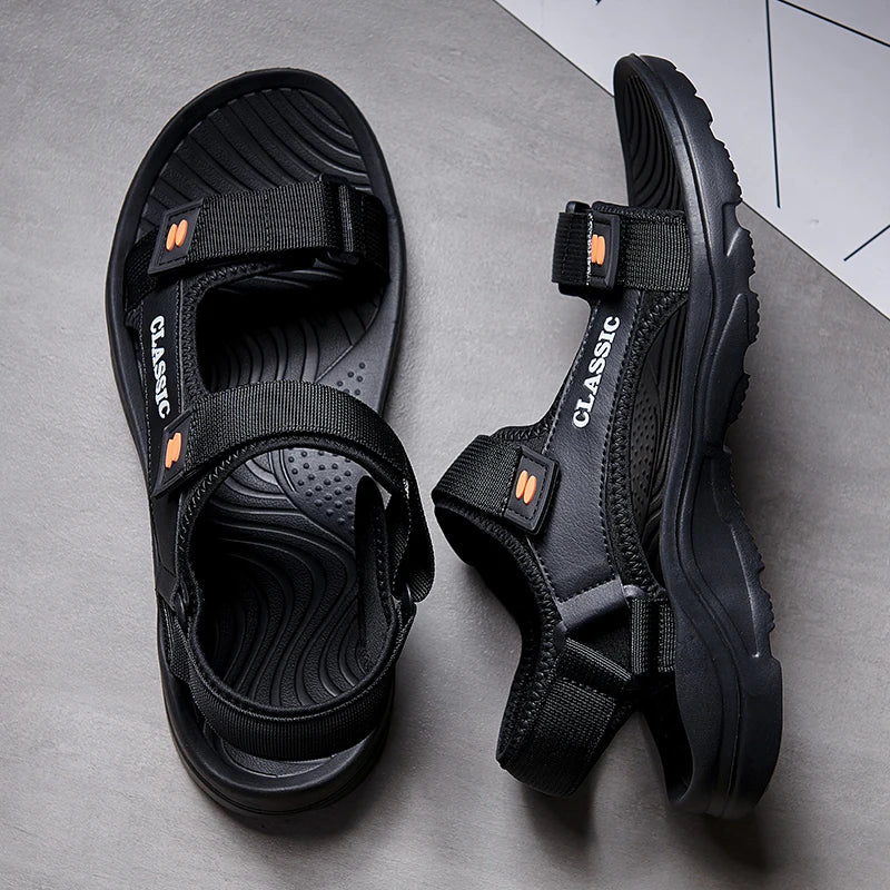 Men's Casual Outdoor Sandals — Retro Style, Summer Comfort, Beach & Walking