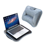 Bureau de voyage multifonctionnel pour ordinateur portable avec coussin