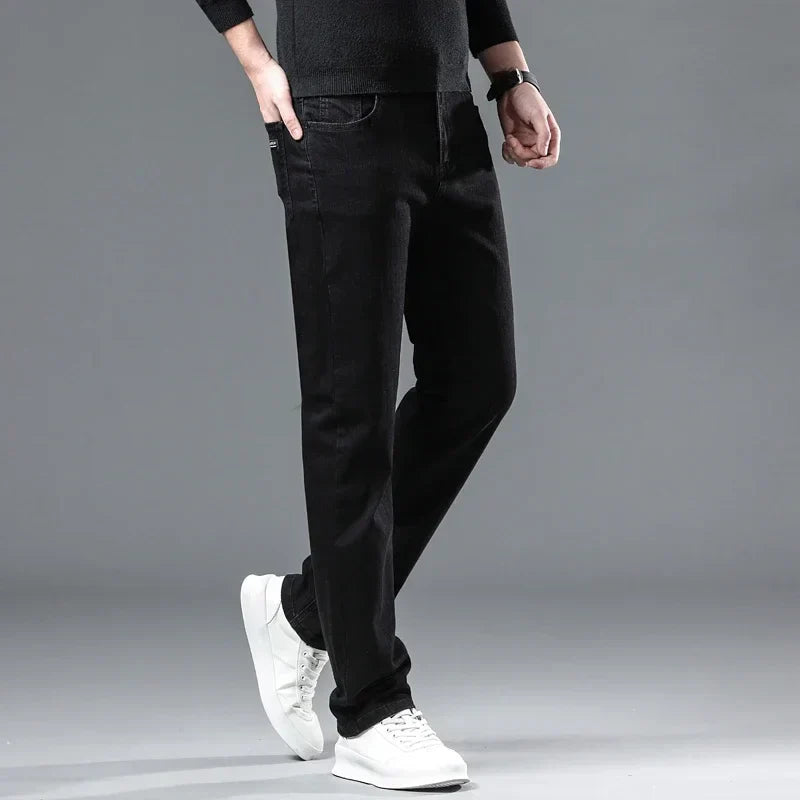 Jean Thermique Homme Hiver – Doublé Polaire Épais