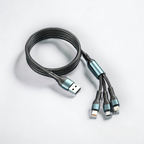 Lot de 2 Câble USB 3 en 1 charge rapide 120W