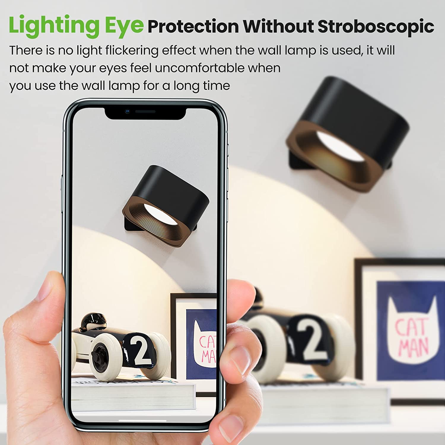 Mini projecteur LED 180° - Sans-fil et magnétique