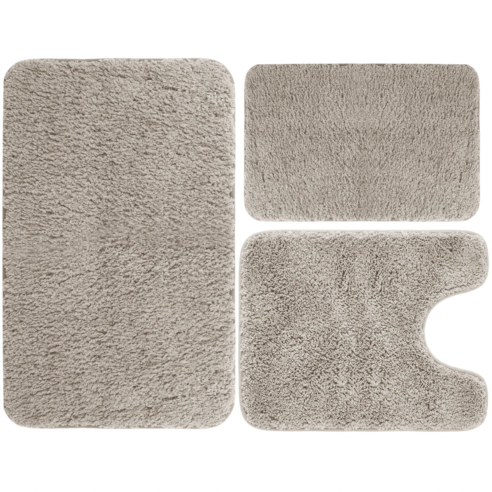 Ensemble de 3PCs de Tapis de Bain Absorbants & Antidérapants