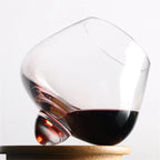 Verre à whisky et vin rotatif irrégulier