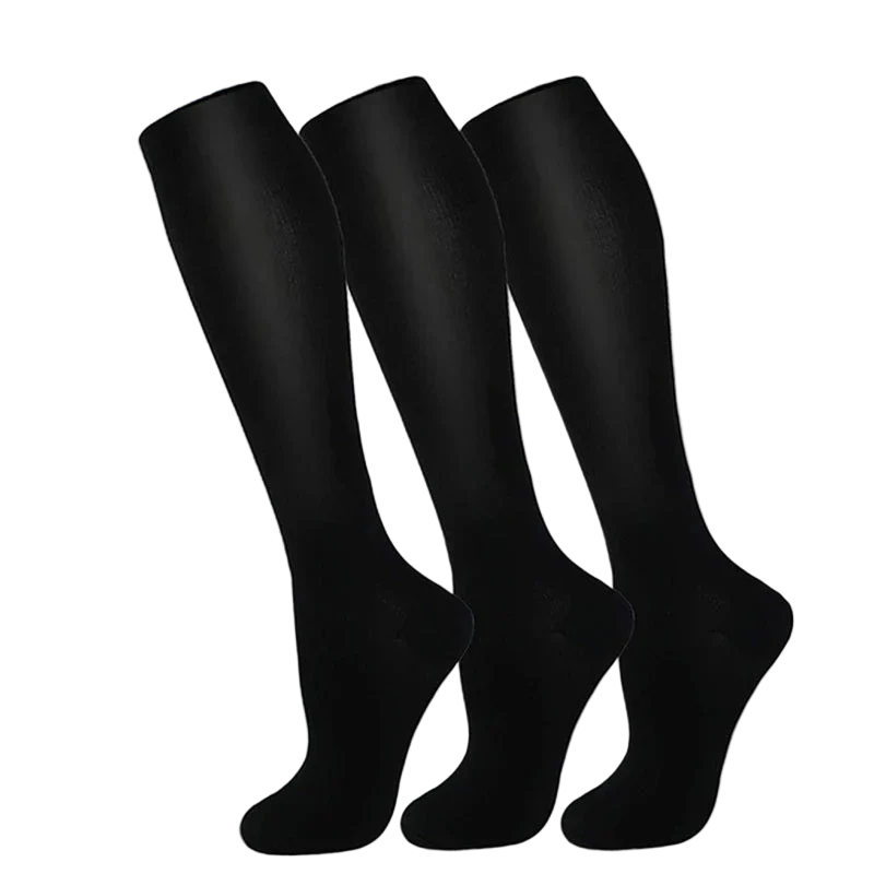 2 paires de Chaussettes de Compression – Circulation Améliorée + 1 paire OFFERTE