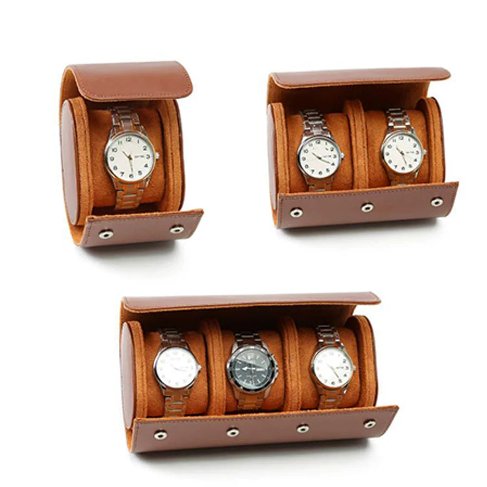 Etui de voyage pour montres en Cuir PU - 3 emplacements
