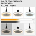Ventilateur de Plafond Moderne À LED