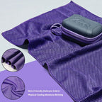 Serviette Rafraîchissante Sport & Voyage – Séchage Rapide, Légère & Compacte + Pochette OFFERTE