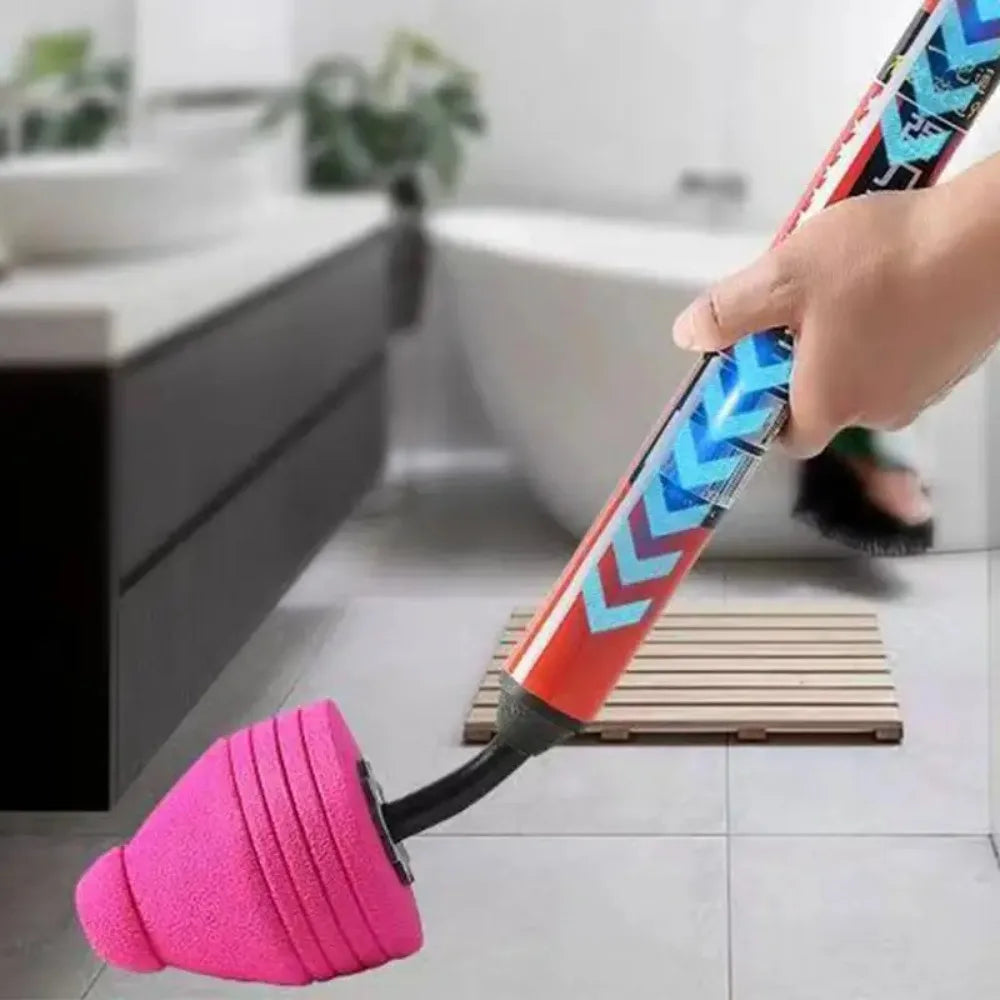 Déboucheur de Canalisation à Air Haute Pression – Puissant & Ergonomique – Pour Toilettes, Évier et Canalisations