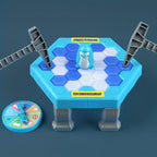 Jeux de société pour enfant - Frapper sur la glace pour sauver le pingouin
