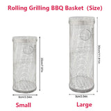 Grille de Barbecue Circulaire en Acier Inoxydable (Lot de 2)