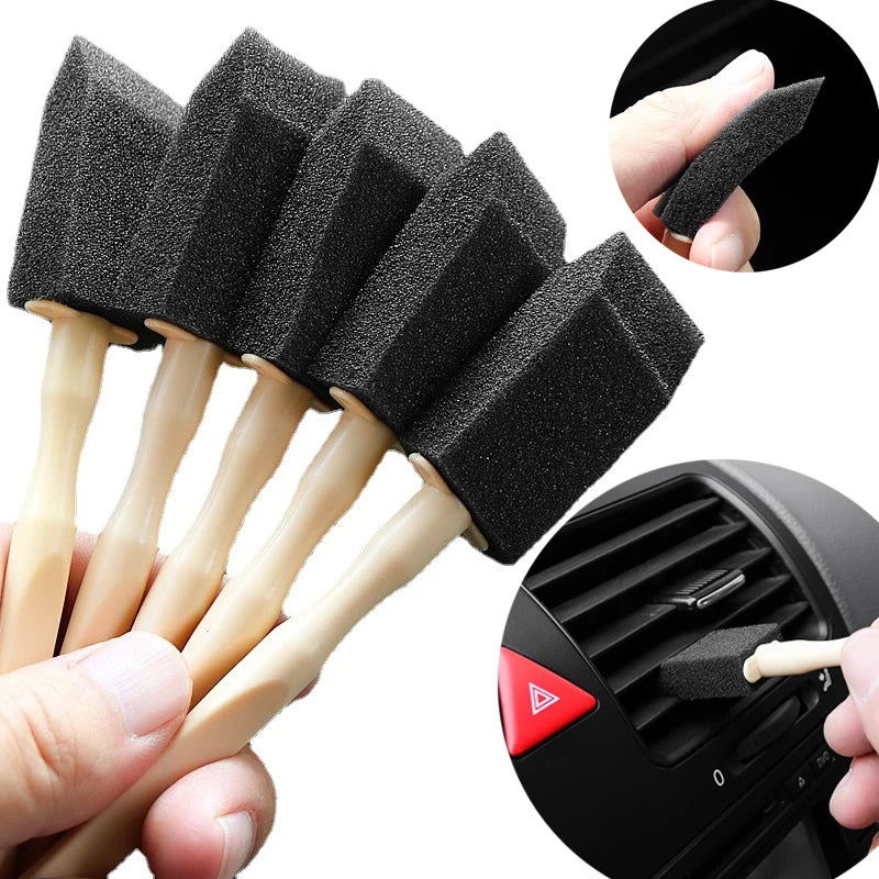 Lot de 5 brosses en mousse anti-poussière spéciales pour ventilations