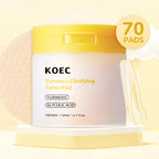 70 Disques Visage Imbibés – Formules AHA & BHA, Acide Salicylique et Lactique, Exfoliants, Hydratants et Éclat du Teint