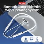 Écouteurs sans fil Bluetooth tour de cou Lenovo