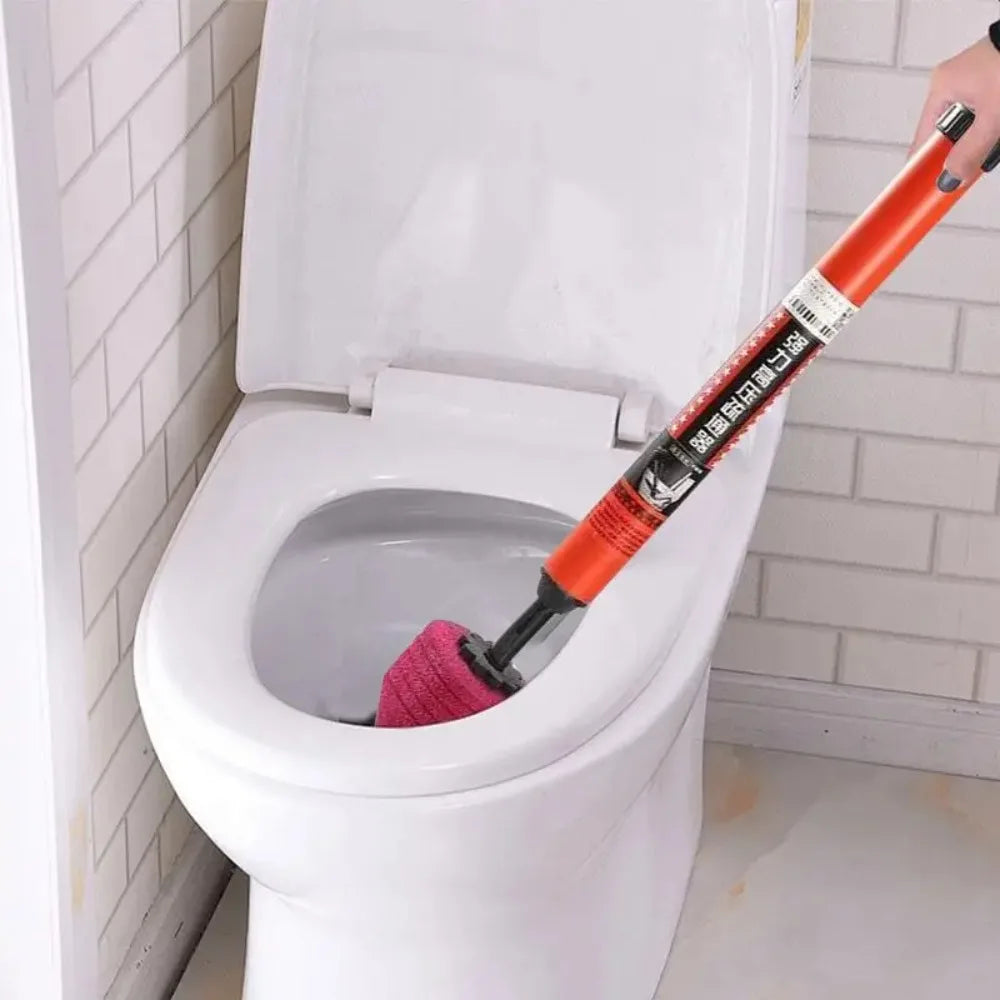 Déboucheur de Canalisation à Air Haute Pression – Puissant & Ergonomique – Pour Toilettes, Évier et Canalisations