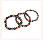 Bracelet Triple Protection - Œil de Tigre, Hématite et Obsidienne Noire