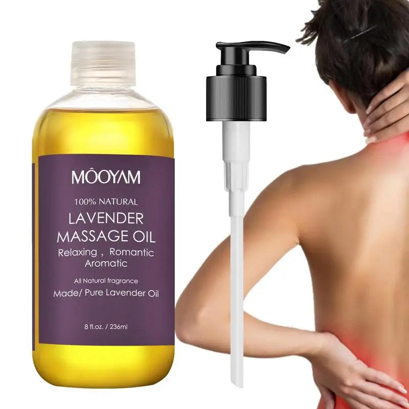 Huile de massage hydratante anti-âge pour le corps, huile essentielle