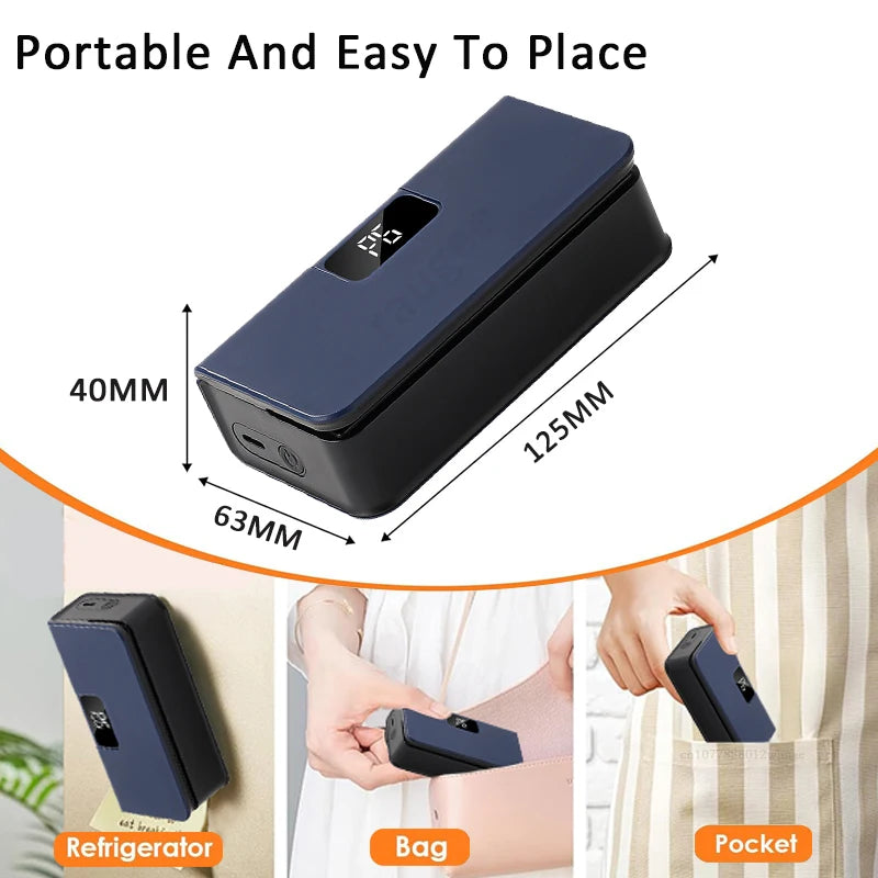 Mini thermoscelleuse rechargeable pour sacs plastique - compact, facile à utiliser