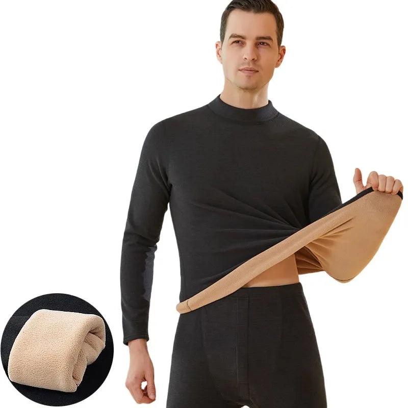 Men's 2-Piece Thermal Underwear Set, Fleece Lined