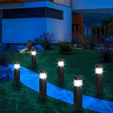 Lampes LED à énergie solaire étanches pour le jardin [Lot de 2]