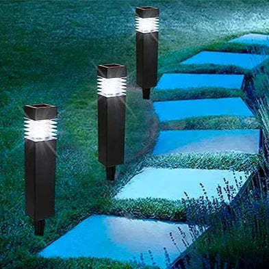 Lampes LED à énergie solaire étanches pour le jardin [Lot de 2]