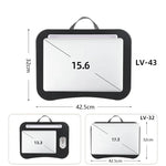 Bureau de voyage multifonctionnel pour ordinateur portable avec coussin