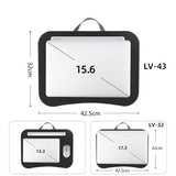 Bureau de voyage multifonctionnel pour ordinateur portable avec coussin
