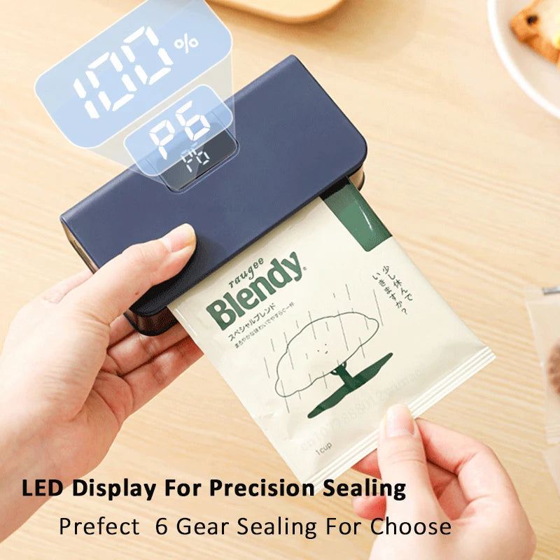Mini thermoscelleuse rechargeable pour sacs plastique - compact, facile à utiliser