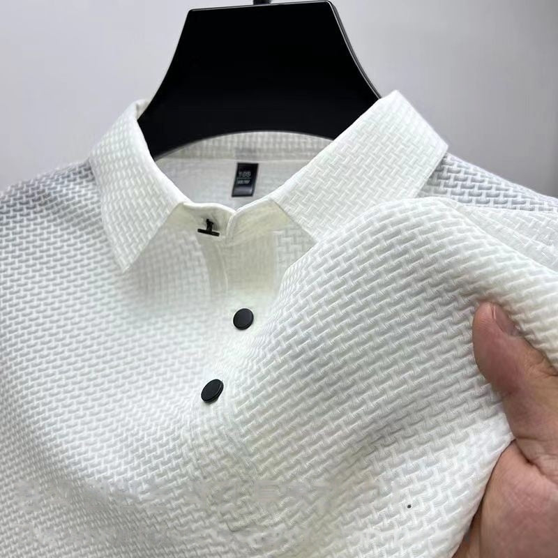 Polo de punto calado transpirable - Hombre