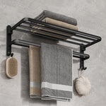 Support de serviette pliant en aluminium