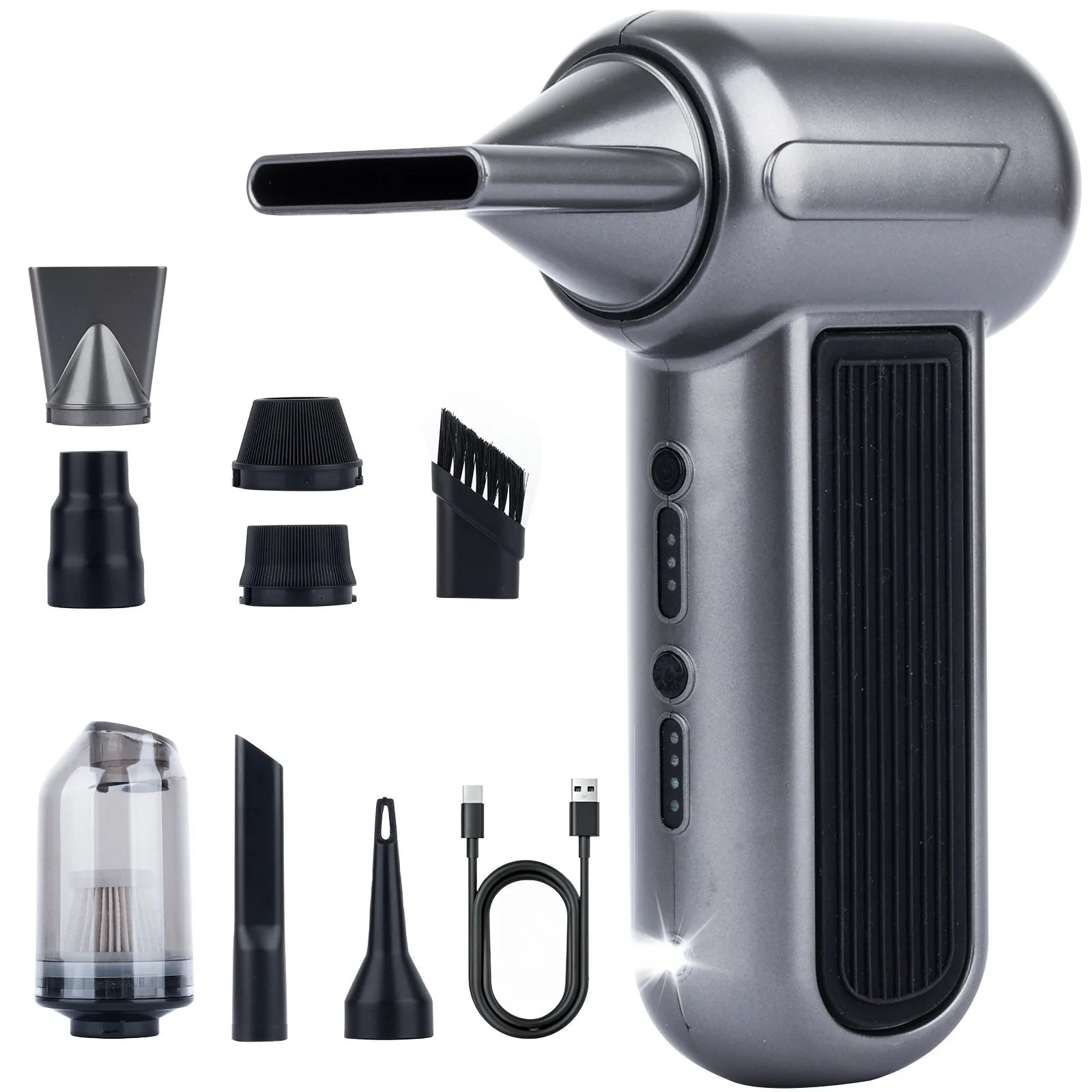 Souffleur Turbo Rechargeable Ultra Puissant - 130000 RPM