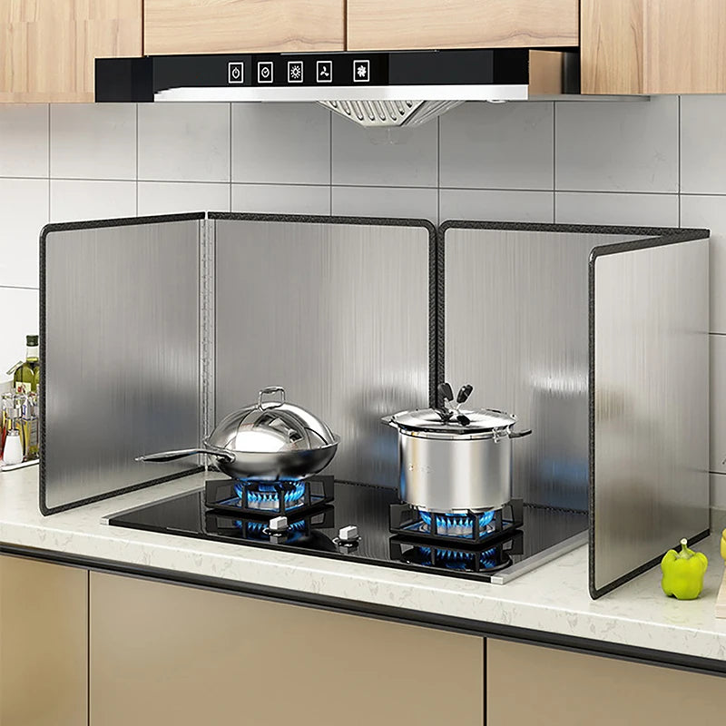 Protection de Cuisine Anti-Éclaboussures d’Huile – Anti-Graisse pour Poêle, Friture & Plaque de Cuisson