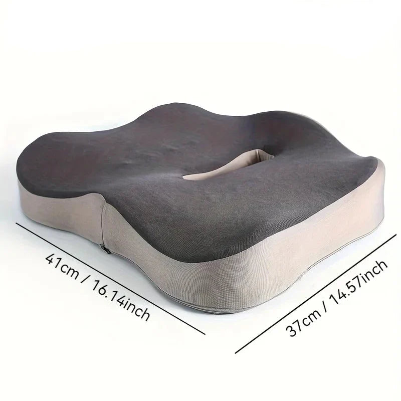 Coussin 3D à Mémoire de Forme – Soulage Dos & Coccyx