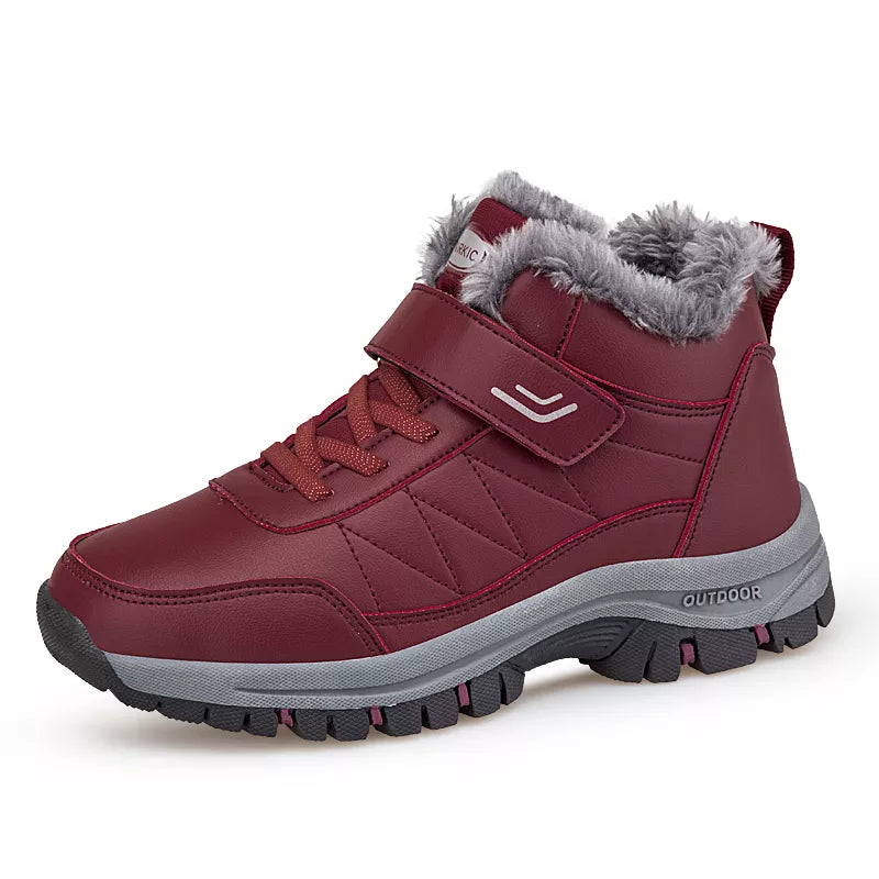 Bottines Fourrées Unisexes - Velcro Réglable