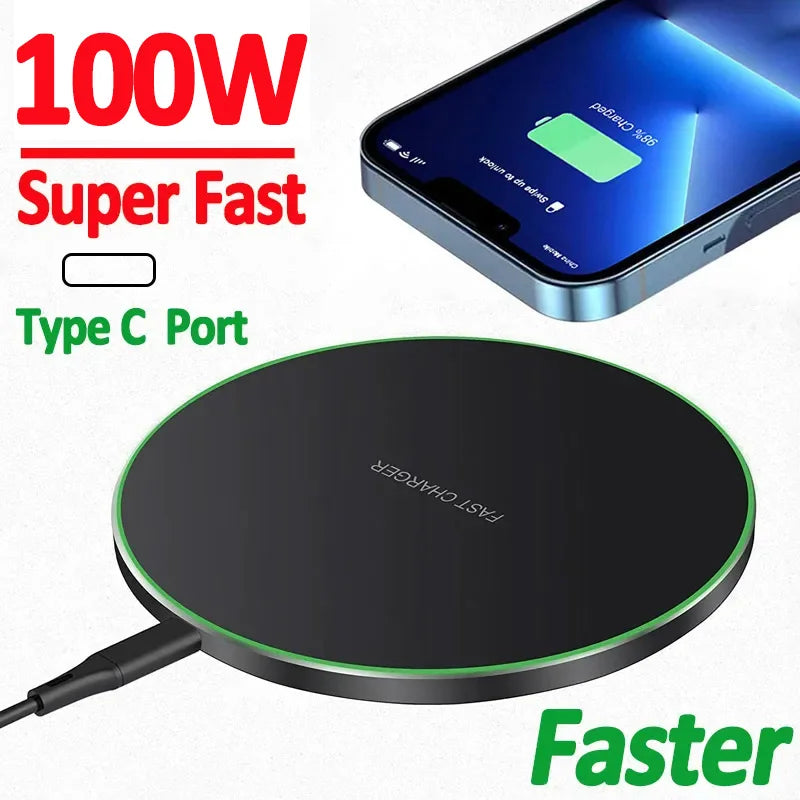 Chargeur sans fil en métal, chargeur rapide à induction