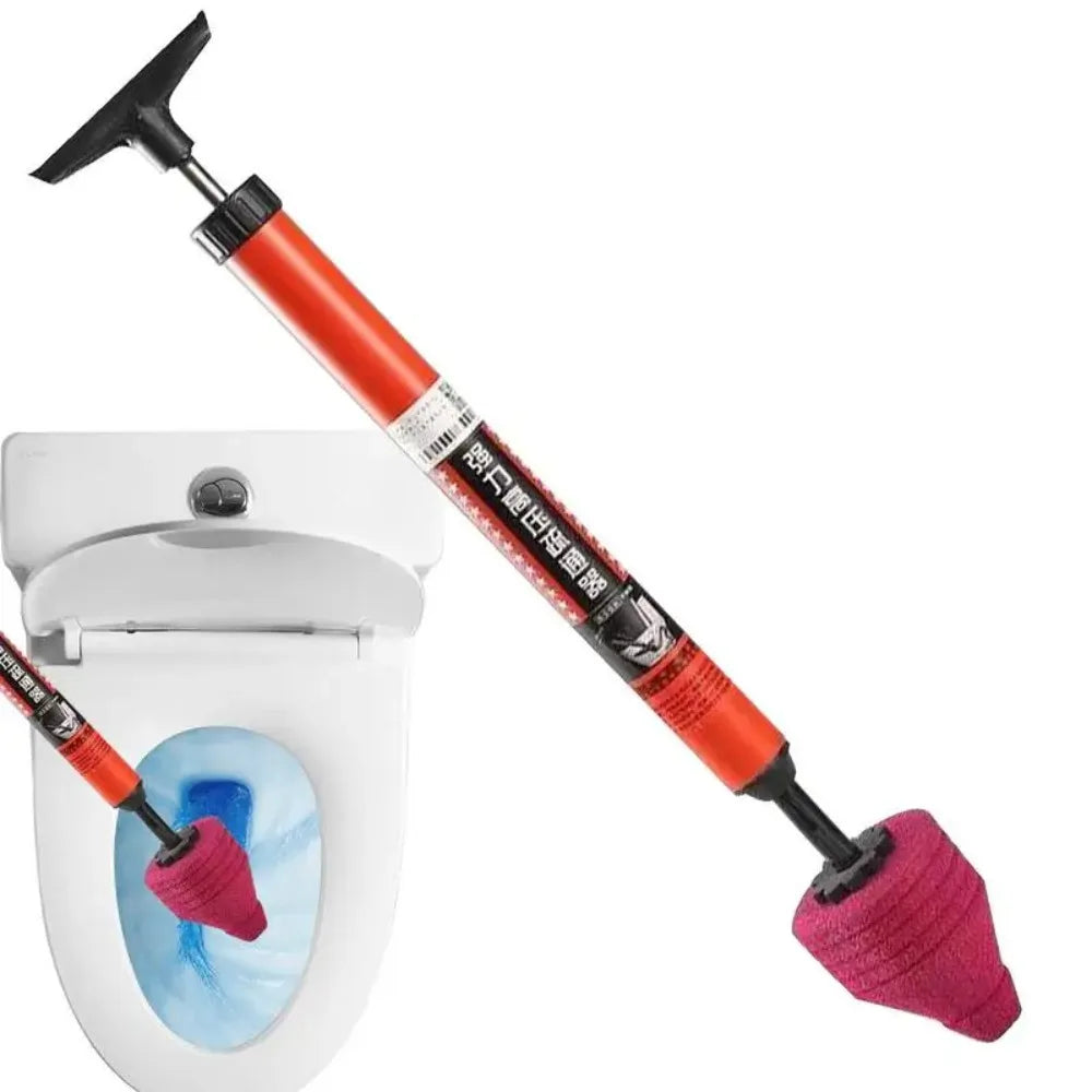 Déboucheur de Canalisation à Air Haute Pression – Puissant & Ergonomique – Pour Toilettes, Évier et Canalisations