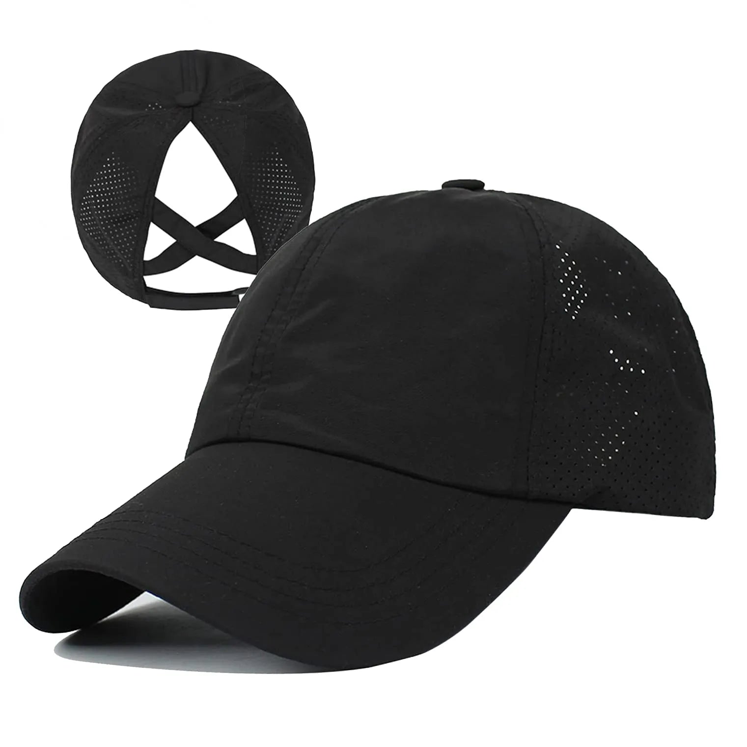 Casquettes respirante Queue de Cheval pour Femme