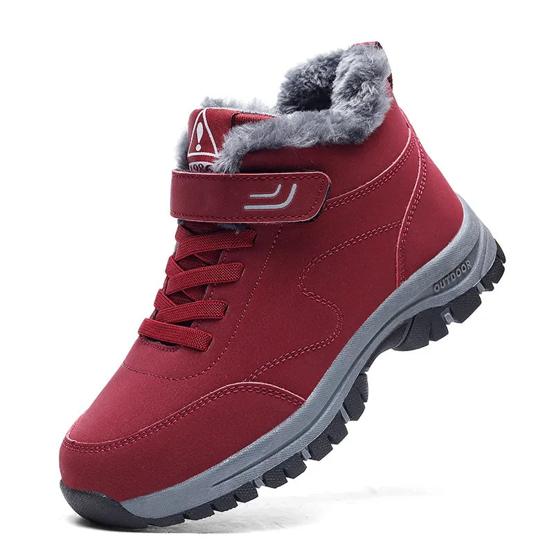 Bottines Fourrées Unisexes - Velcro Réglable