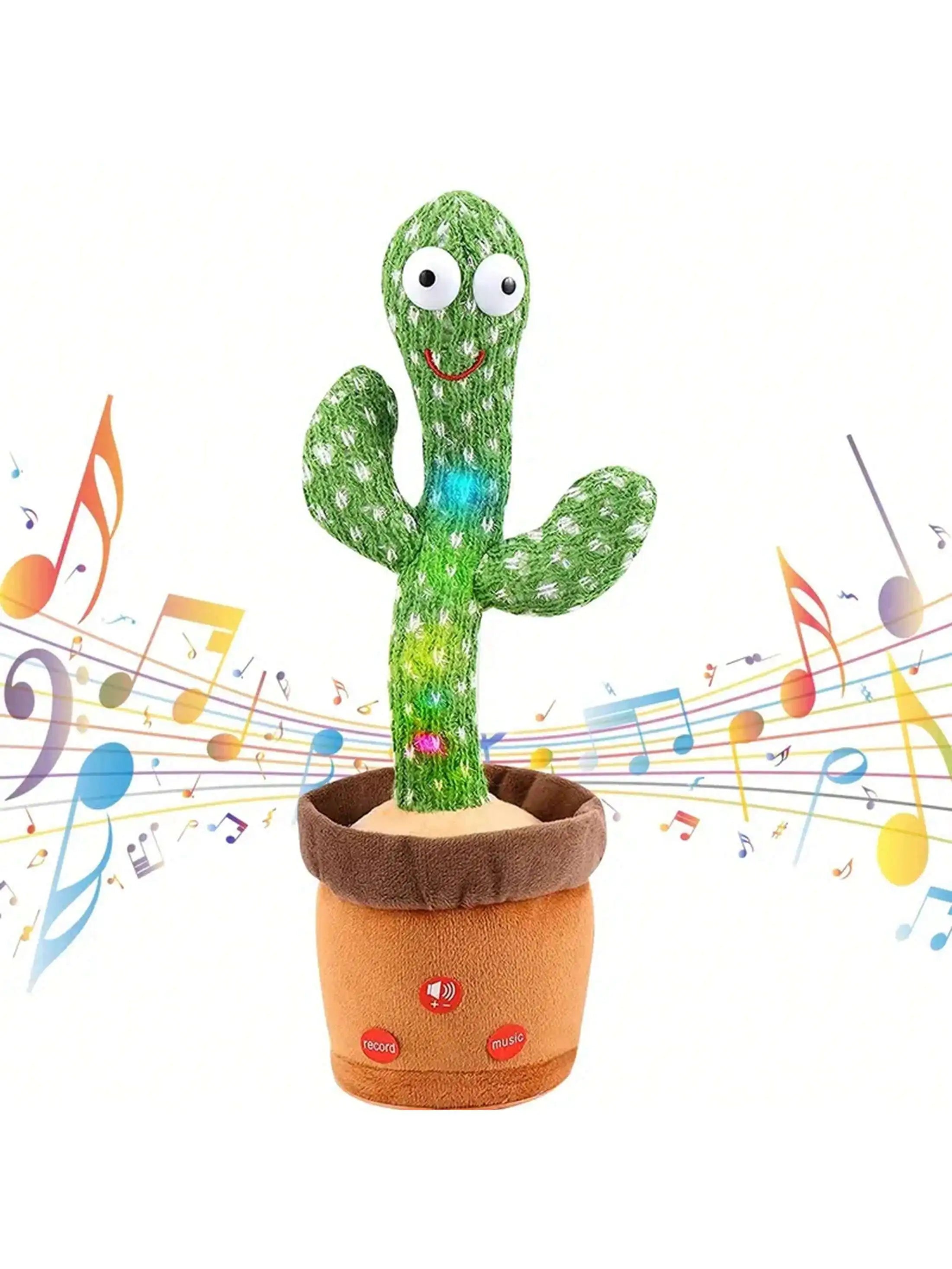 Jouets Cactus chantant, imitant, répétant ce que vous dites