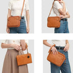 Sac à bandoulière en cuir PU souple