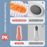 Semelles avec coussinets d'air - Mousse à mémoire de forme