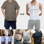 2 x Chemise de Compression Amincissante pour Homme