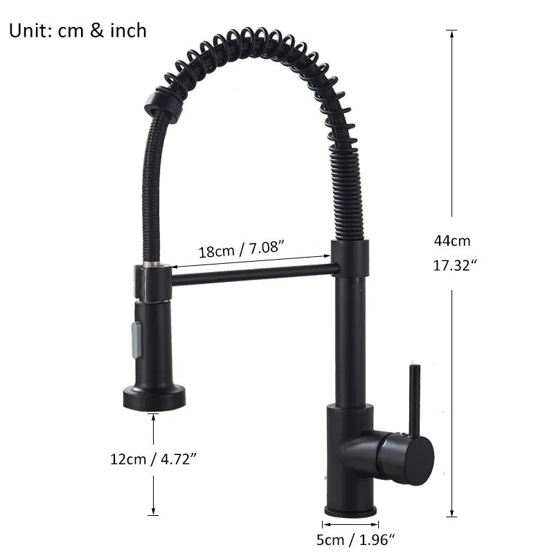 Robinet de cuisine en laiton
