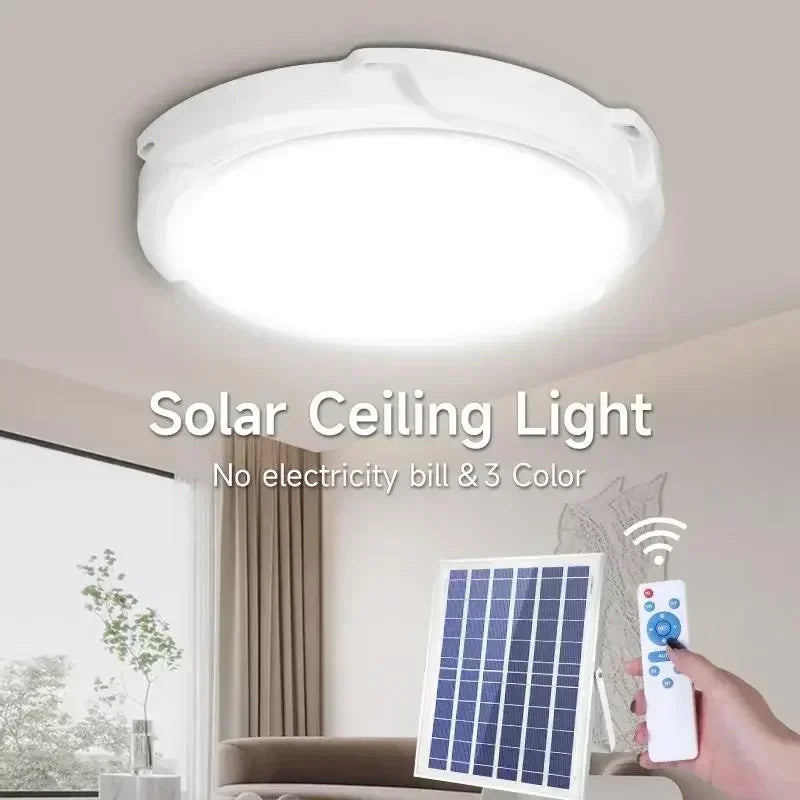 Plafonnier LED Solaire Puissant - 300W