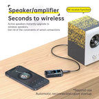 Adaptateur Bluetooth 5.4 4-en-1 – Récepteur & Transmetteur Audio AUX avec Écran LED