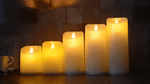 Bougies scintillantes LED sans flamme avec télécommande