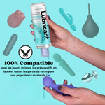 Lot de 2 Lubrifiants gels naturels à base d'eau