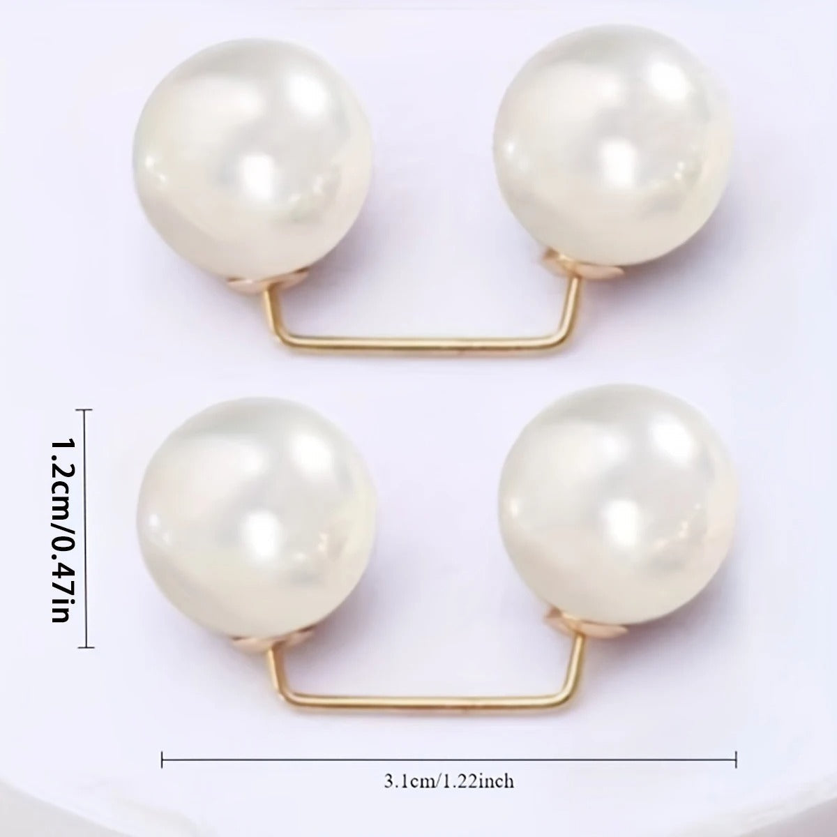 Broches en perle pour décolleté