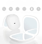 Mini miroir de maquillage LED USB